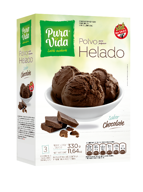 Helado sabor Chocolate