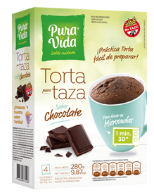 Torta para taza sabor Chocolate